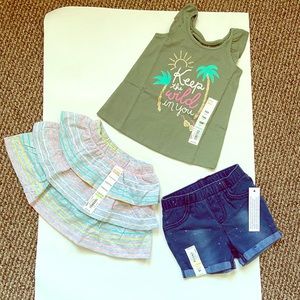 Jumping Beans Baby girls set NWT